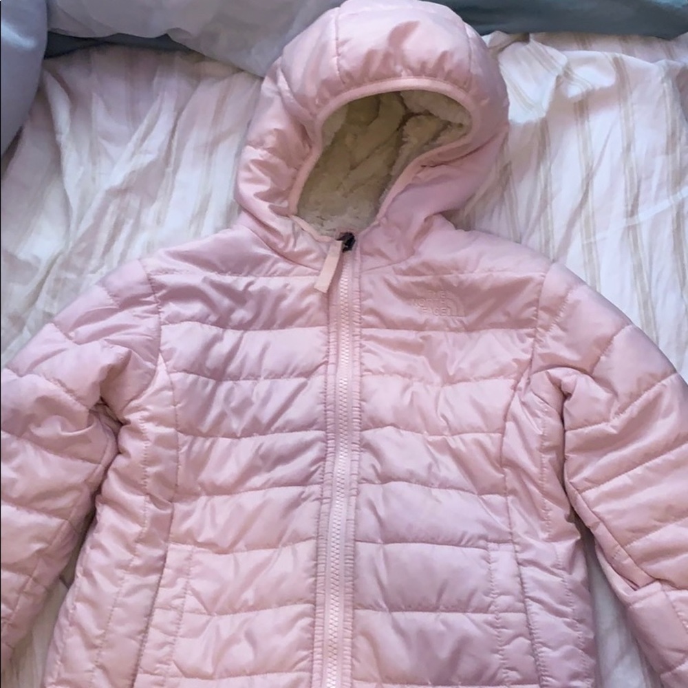 Girls Reversible North Face Jacket